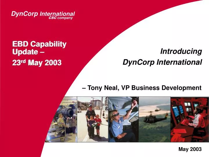 introducing dyncorp international tony neal vp business development
