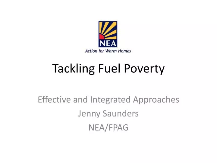 tackling fuel poverty