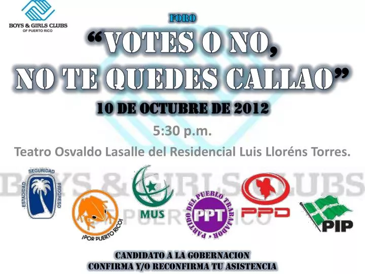 foro votes o no no te quedes callao