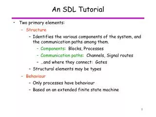 An SDL Tutorial