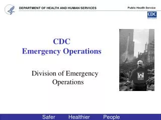 CDC Emergency Operations