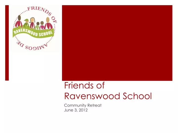 friends of ravenswood school