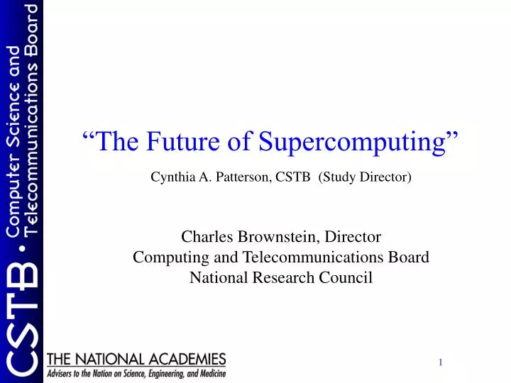 the future of supercomputing