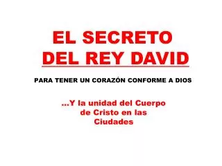 para tener un coraz n conforme a dios