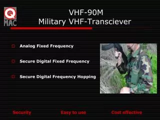 VHF-90M Military VHF-Transciever