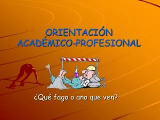 orientaci n acad mico profesional