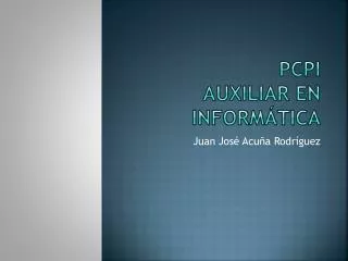 pcpi auxiliar en inform tica