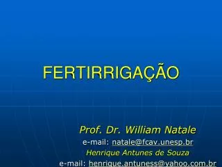 fertirriga o