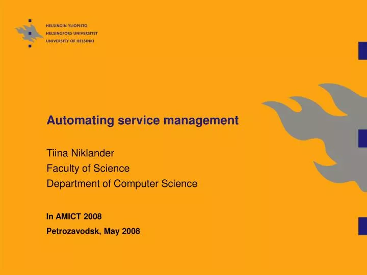 automating service management