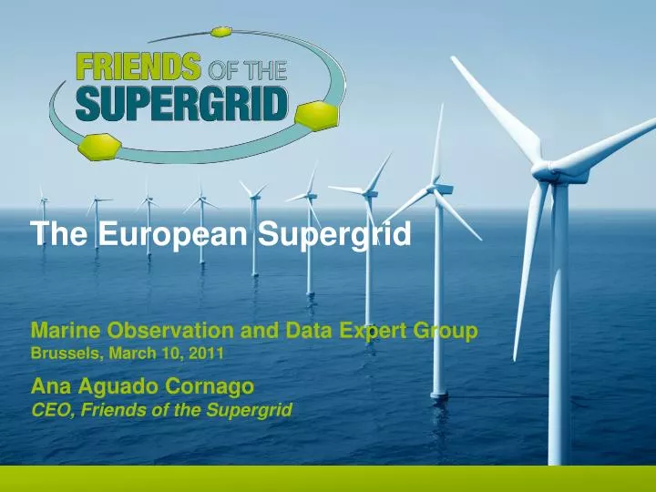 the european supergrid