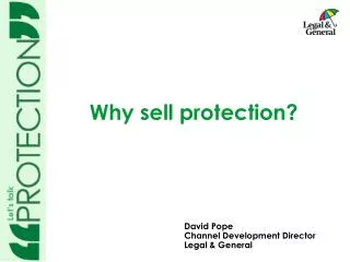 Why sell protection?