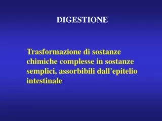 digestione