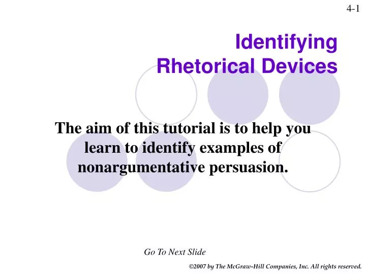 identifying rhetorical devices