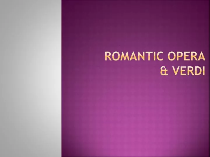 romantic opera verdi