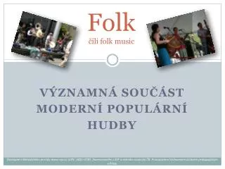 Folk čili folk music