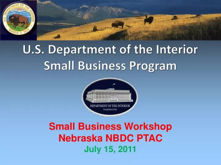 u s department of the interior small business program