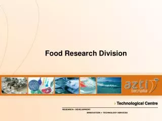 Food Research Division