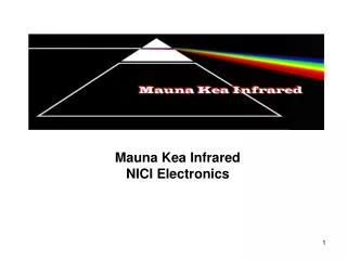 Mauna Kea Infrared NICI Electronics