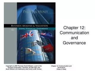 Chapter 12: Communication and Governance