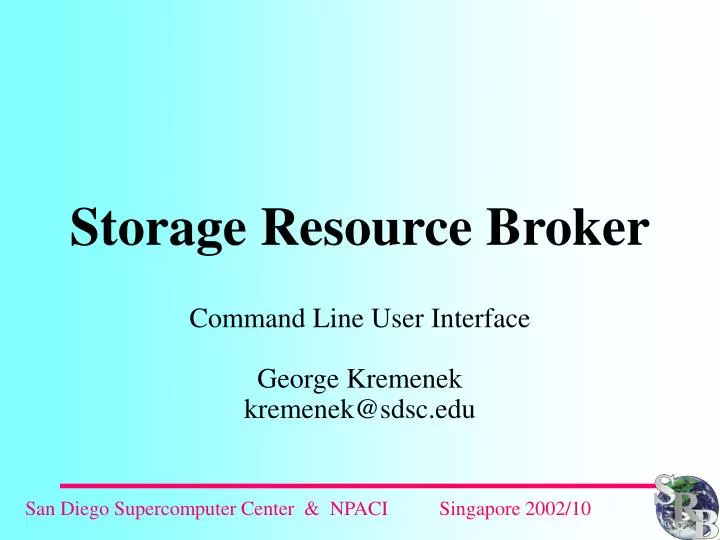 storage resource broker