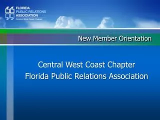 Central West Coast Chapter Florida Public Relations Association