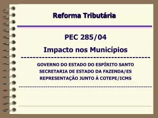 reforma tribut ria
