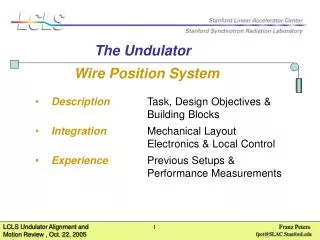 Wire Position System