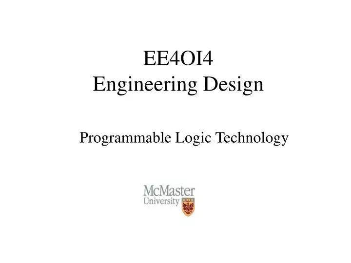 ee4oi4 engineering design