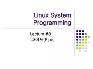 linux system programming