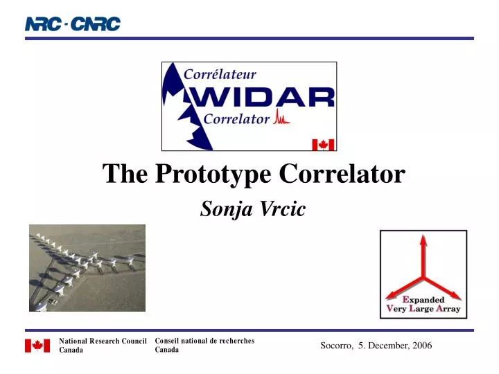 the prototype correlator sonja vrcic