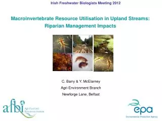 Macroinvertebrate Resource Utilisation in Upland Streams: Riparian Management Impacts