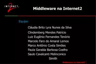 middleware na internet2