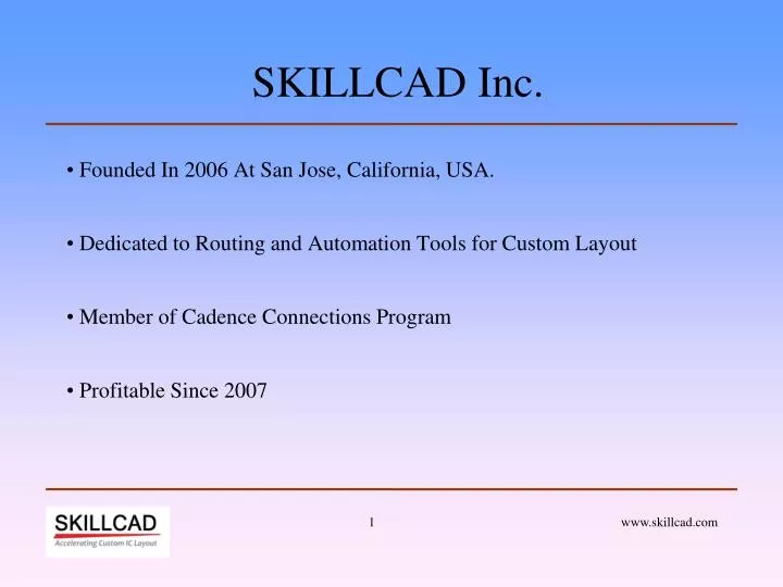 skillcad inc