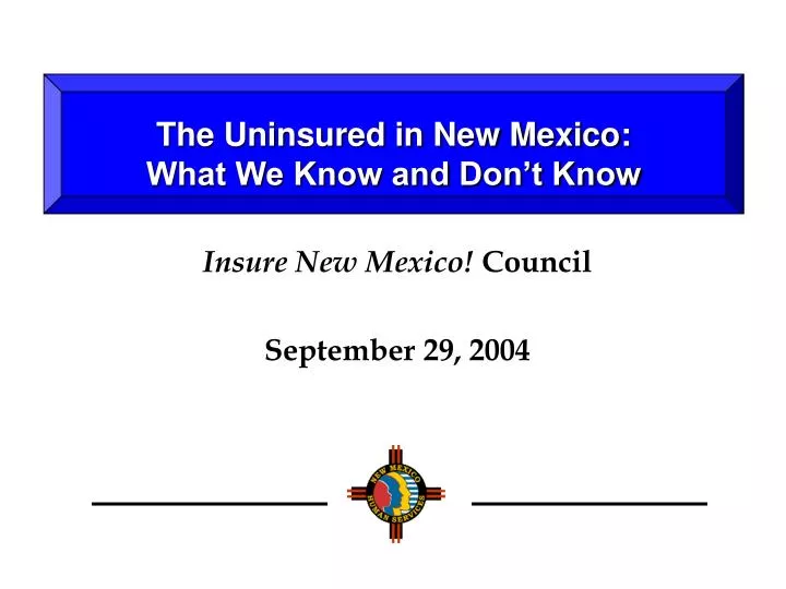 the uninsured in new mexico what we know and don t know