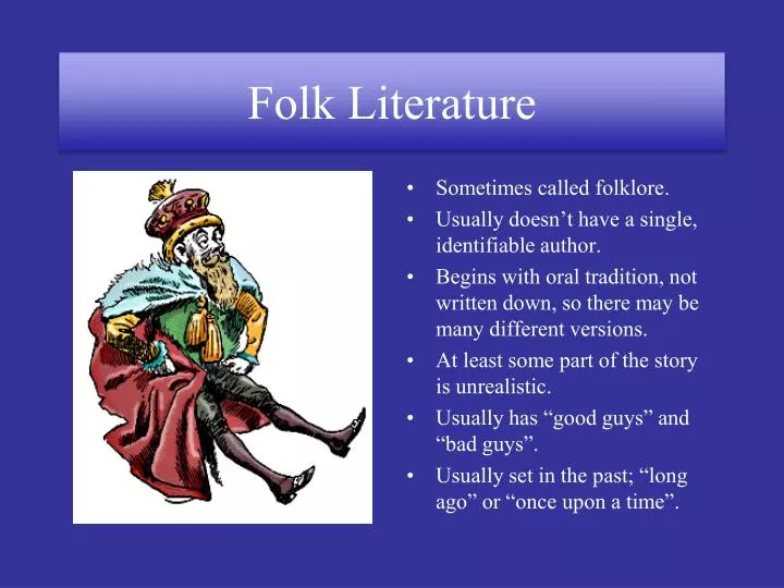 folk literature
