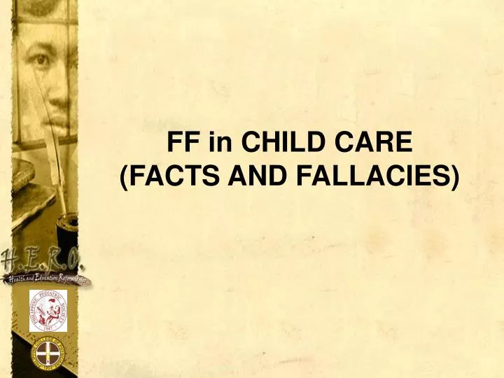 ff in child care facts and fallacies