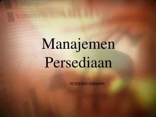manajemen persediaan