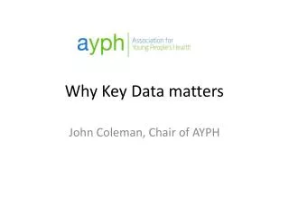 Why Key Data matters