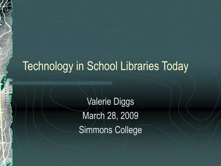 technology in school libraries today