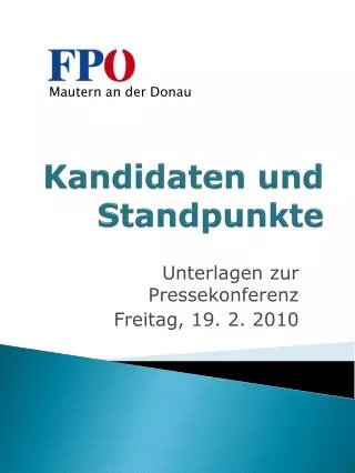 kandidaten und standpunkte