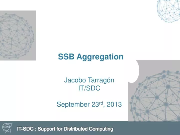 ssb aggregation