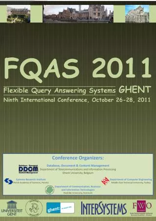 FQAS 2011 Flexible Query Answering Systems GHENT