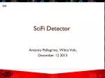SciFi Detector - slide 1