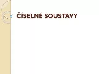 seln soustavy