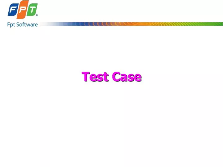 test case