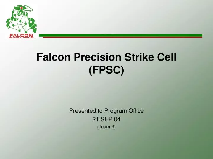 falcon precision strike cell fpsc