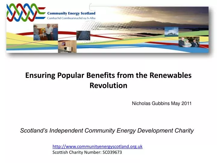 ensuring popular benefits from the renewables revolution