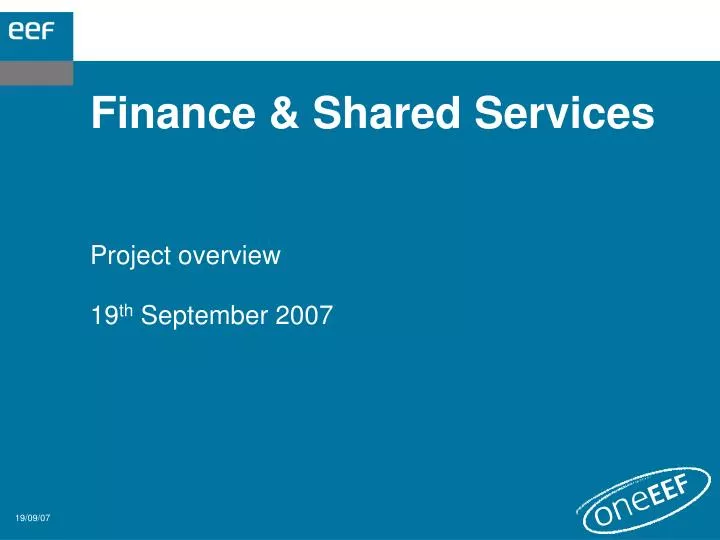 finance shared services