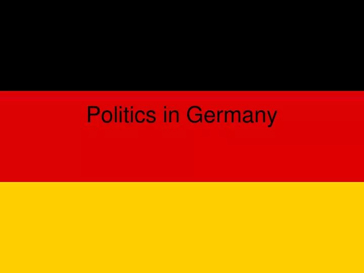 politics in germany