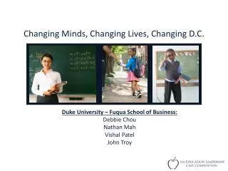 Changing Minds, Changing Lives, Changing D.C.